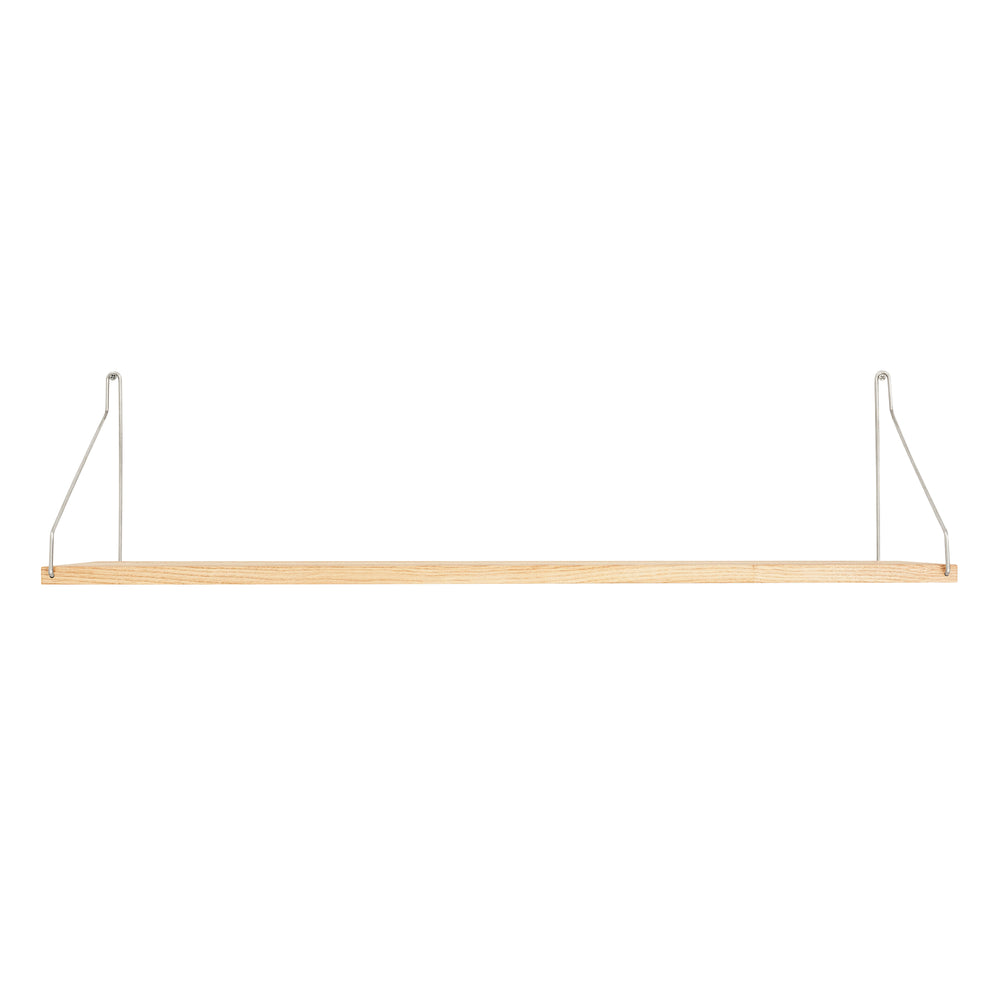 Frama - Shelf Wandregal | 80 x 20 cm / Eiche/Edelstahl