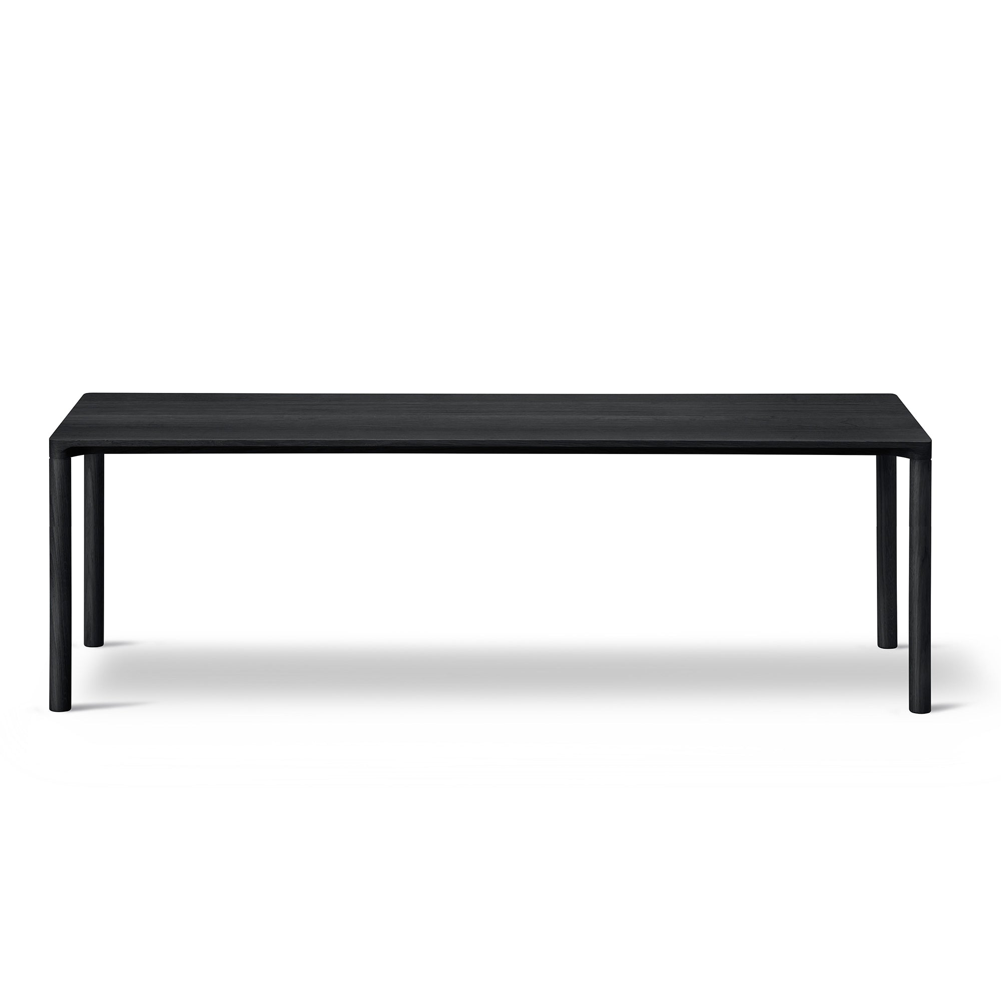 Fredericia - Piloti Sofatisch | 39 x 120 x 41 cm / Eiche schwarz lackiert