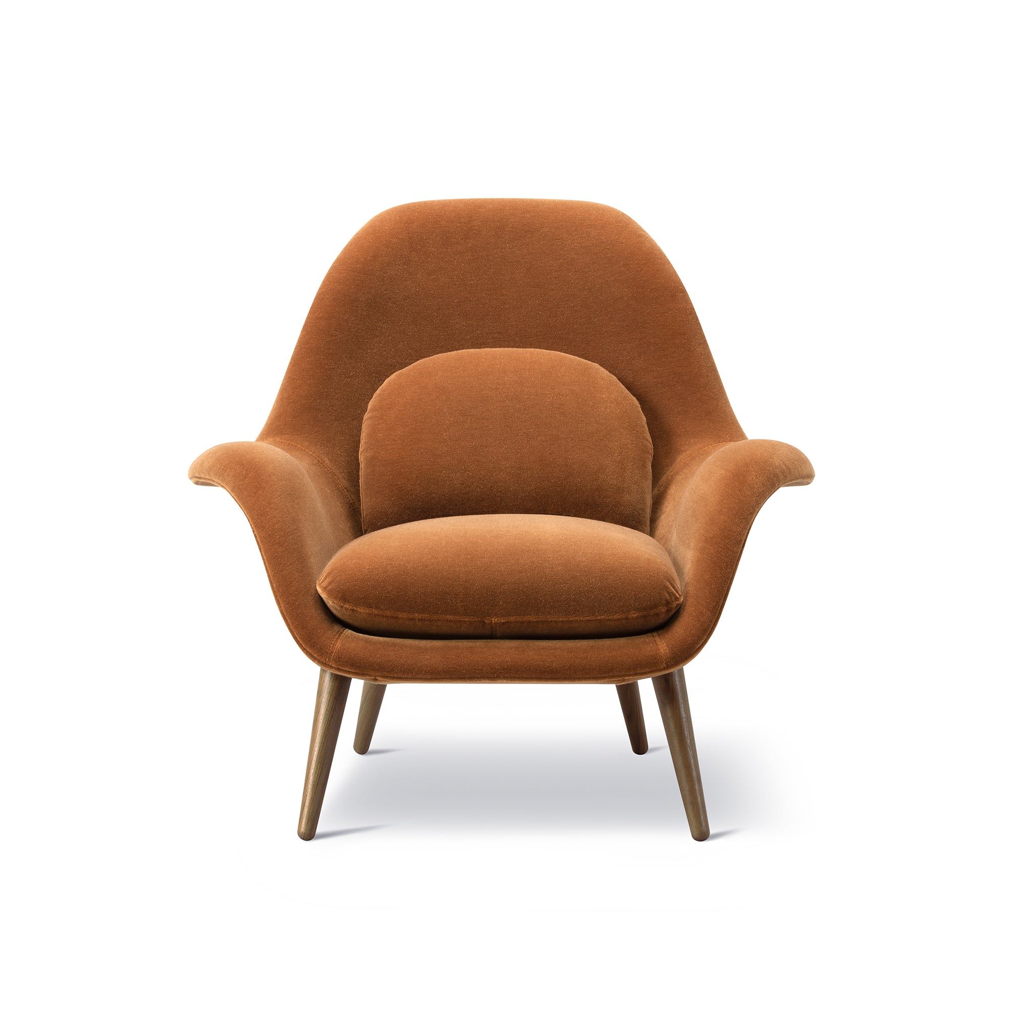 Fredericia - Swoon Sessel | Grand Mohair (2103) / Eiche geräuchert gebeizt