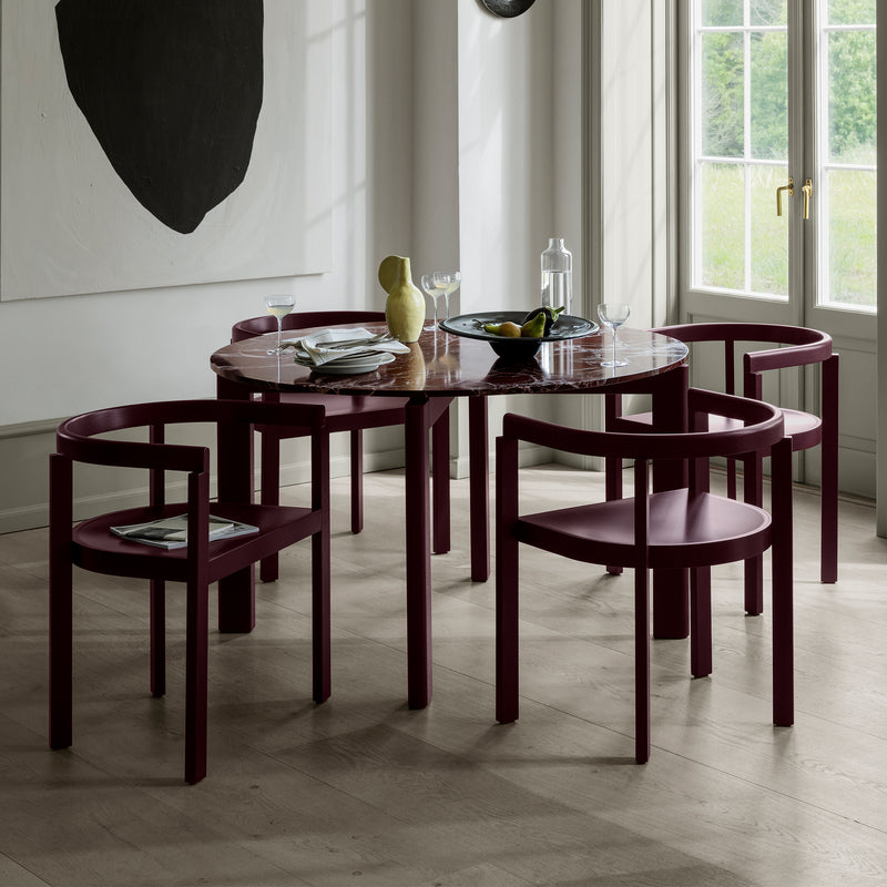 Fritz Hansen - After Armlehnstuhl | Burgund