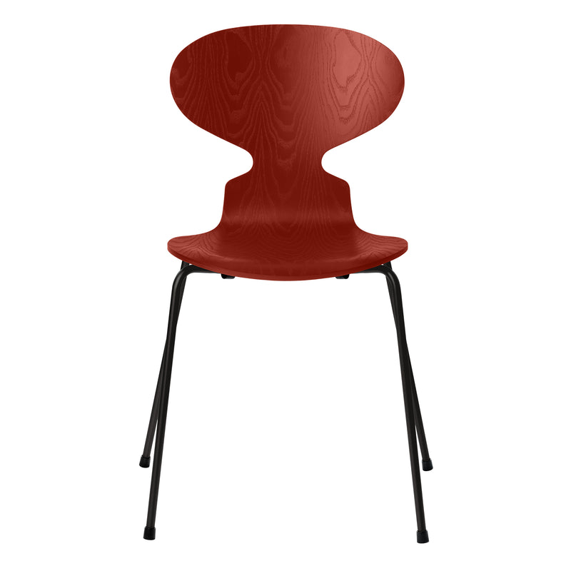 Fritz Hansen - Stuhl Ameise | venetian red  / schwarz