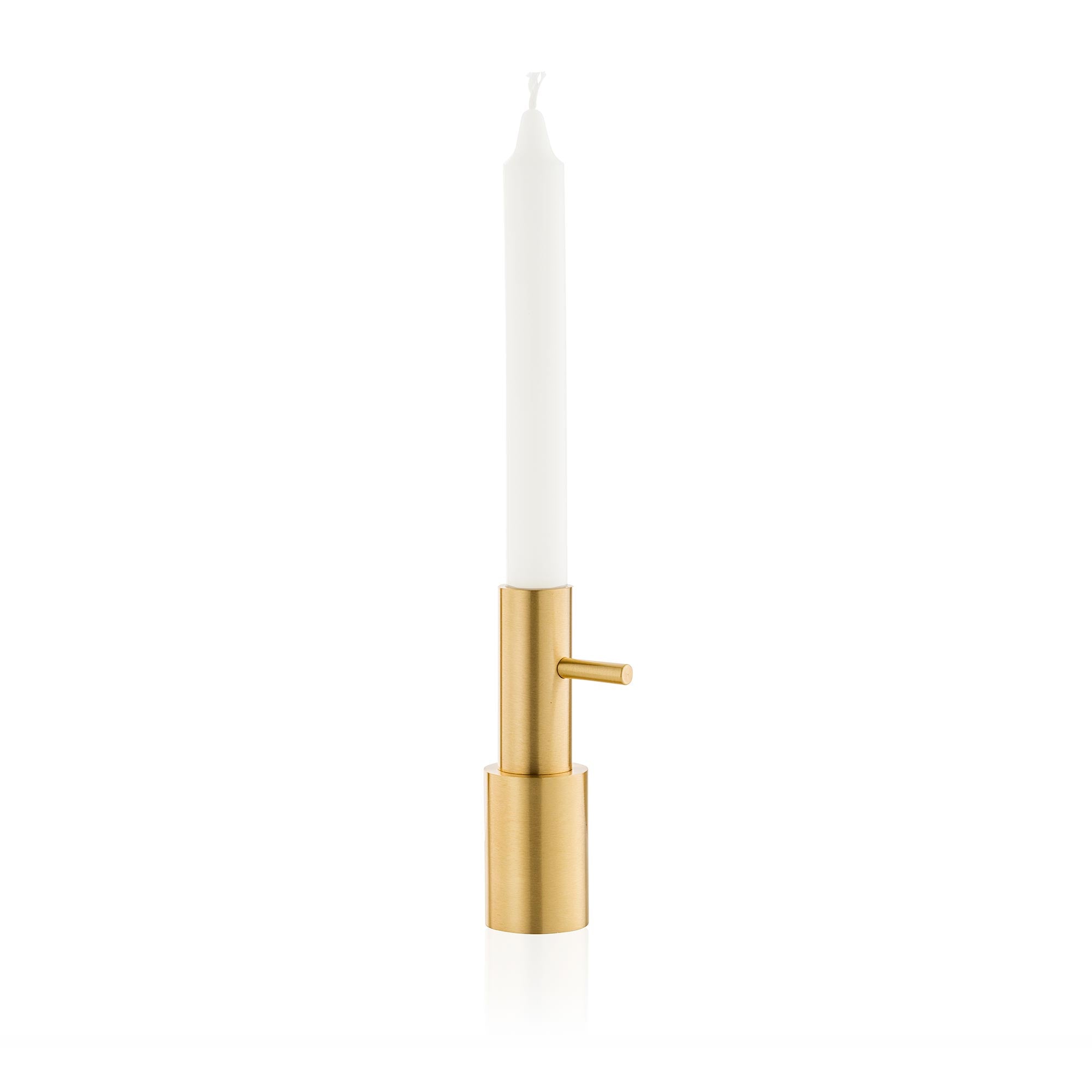 Fritz Hansen - Kerzenständer | Messing / H 13 cm / Ø 4 cm