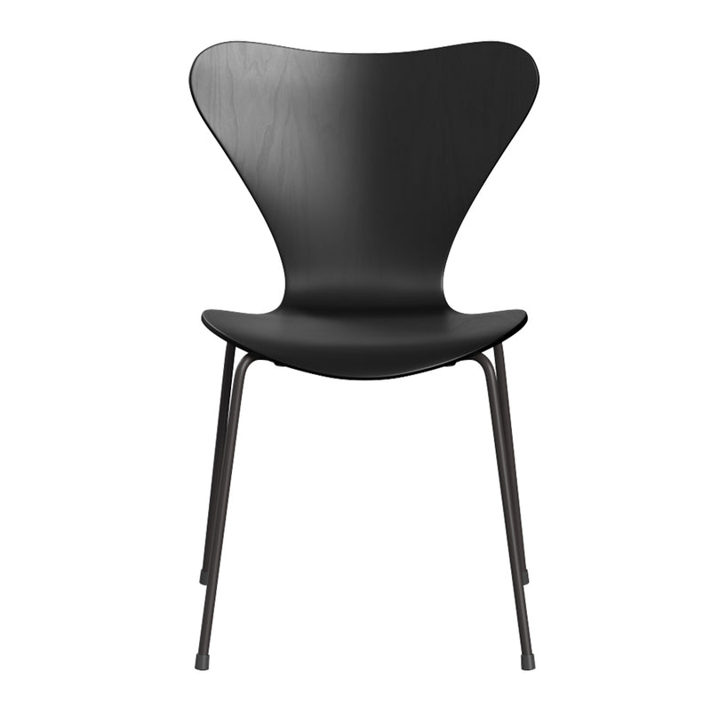 Fritz Hansen - Serie 7 Stuhl Monochrom | Esche schwarz gefärbt / schwarz