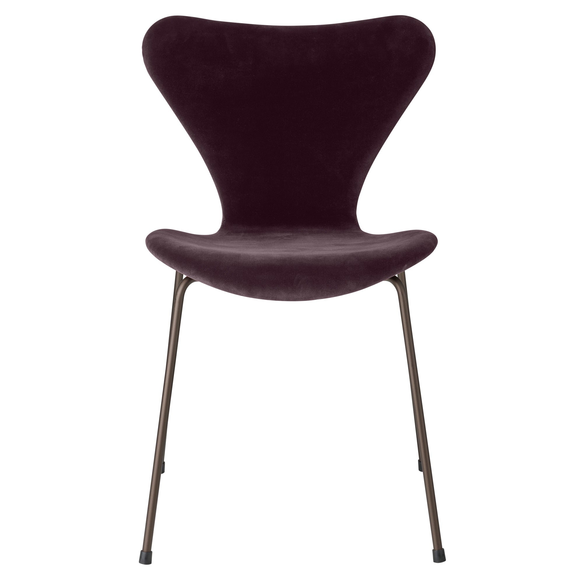 Fritz Hansen - Serie 7 Polsterstuhl | pflaume dunkel