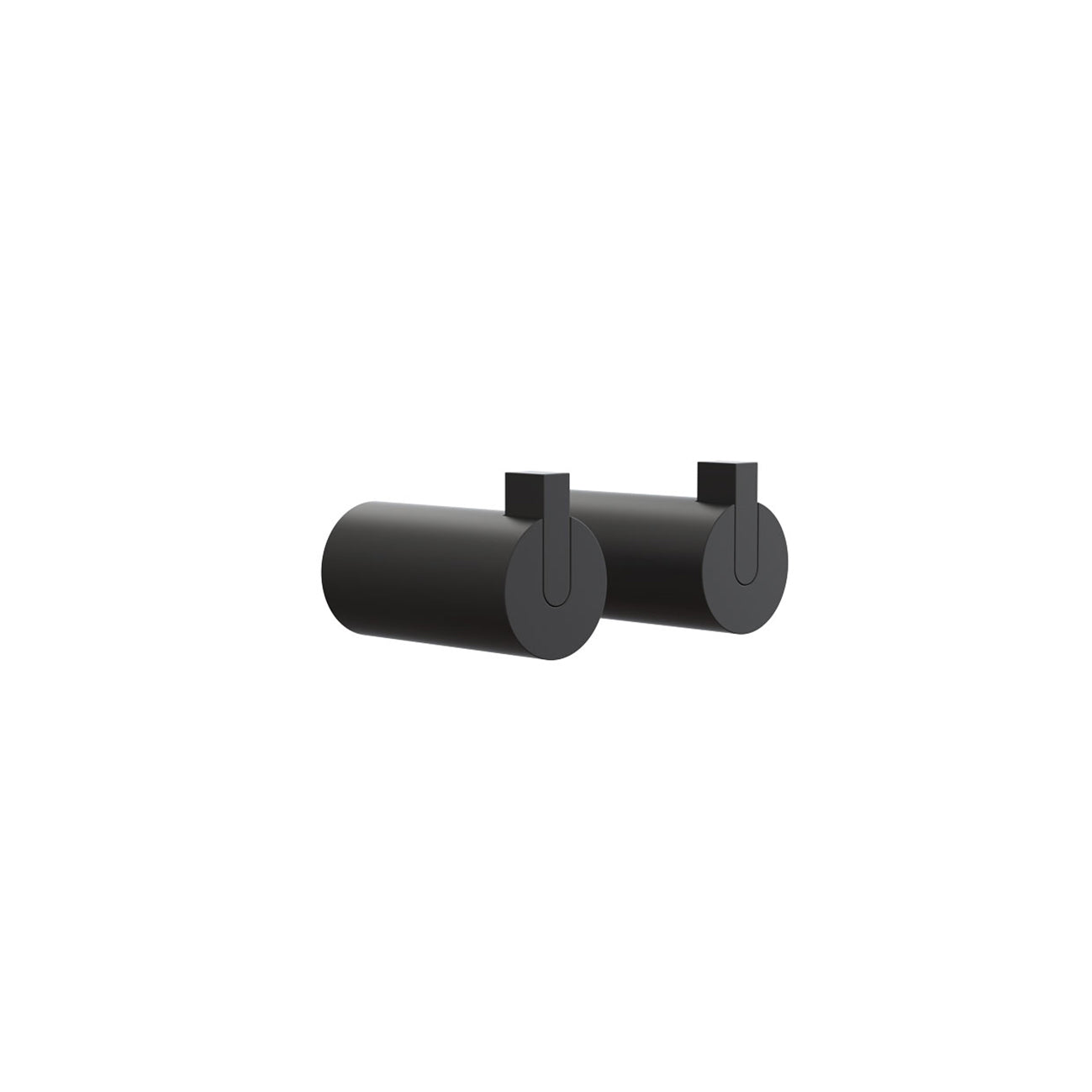 Frost - Nova 2 Wandhaken | Ø 16 x T 27 mm / schwarz