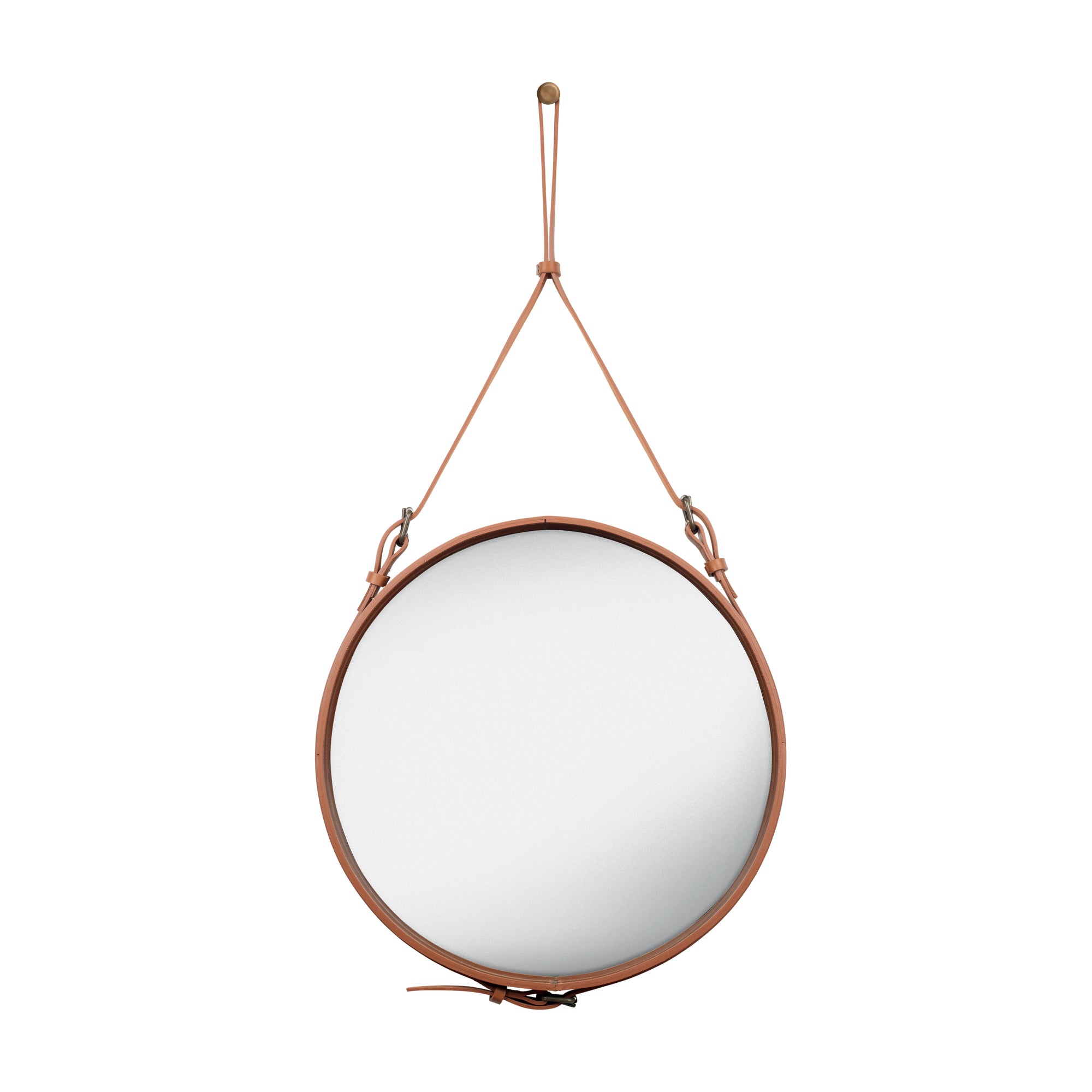 Gubi - Adnet Spiegel | Ø 58 cm / braun