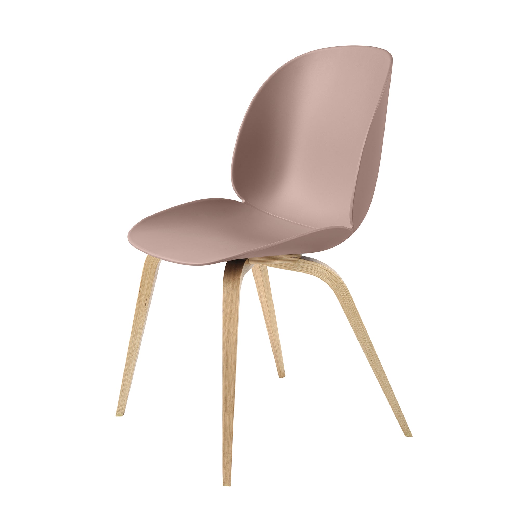Gubi - Beetle Stuhl (Holz) | sweet pink
