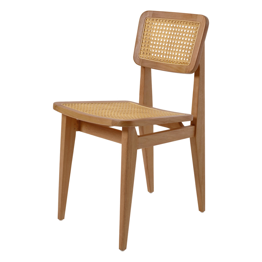 Gubi - C-Chair Outdoor Stuhl | Teak/French Cane