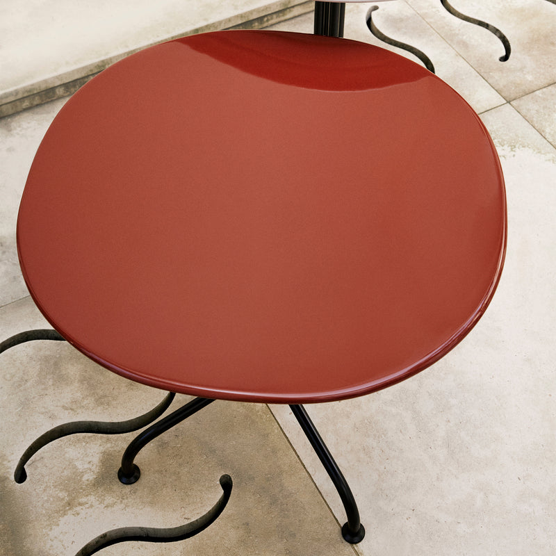 Gubi - Carmel Bistro Loungetisch | schwarz/clam white