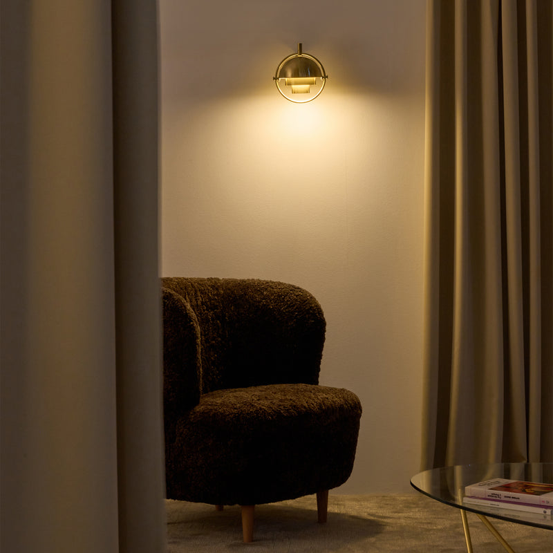 Gubi - Multi-Lite Wandleuchte | messing