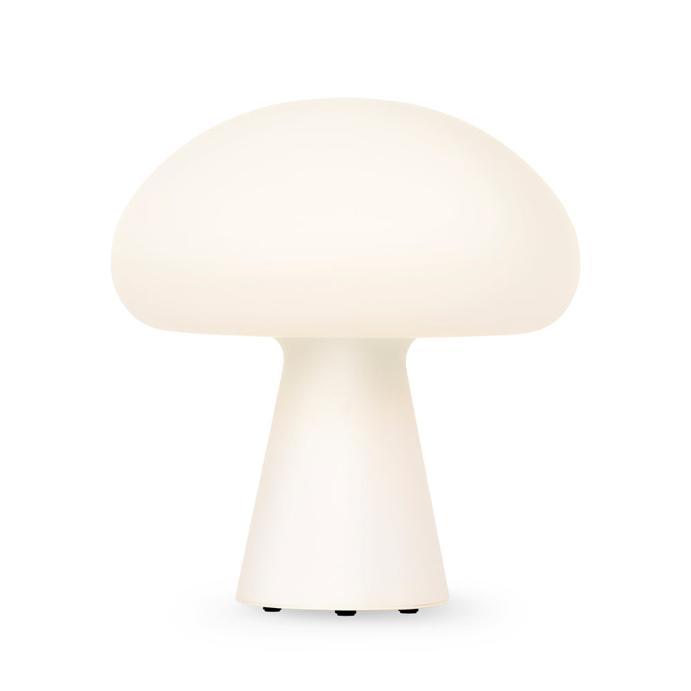 Gubi - Obello Tischleuchte LED Outdoor | Forsted glas