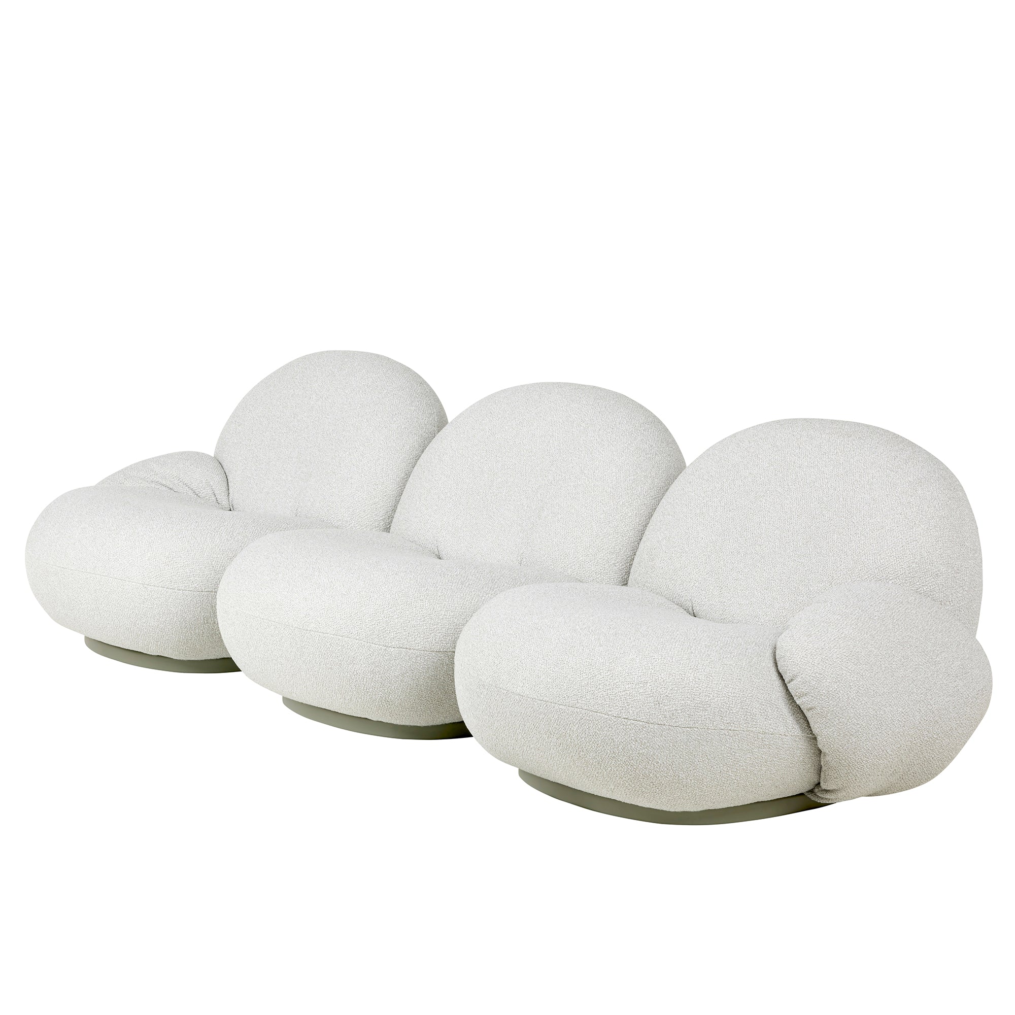 Gubi - Pacha Outdoor Sofa | Dedar Libera 003, standard / 3-Sitzer