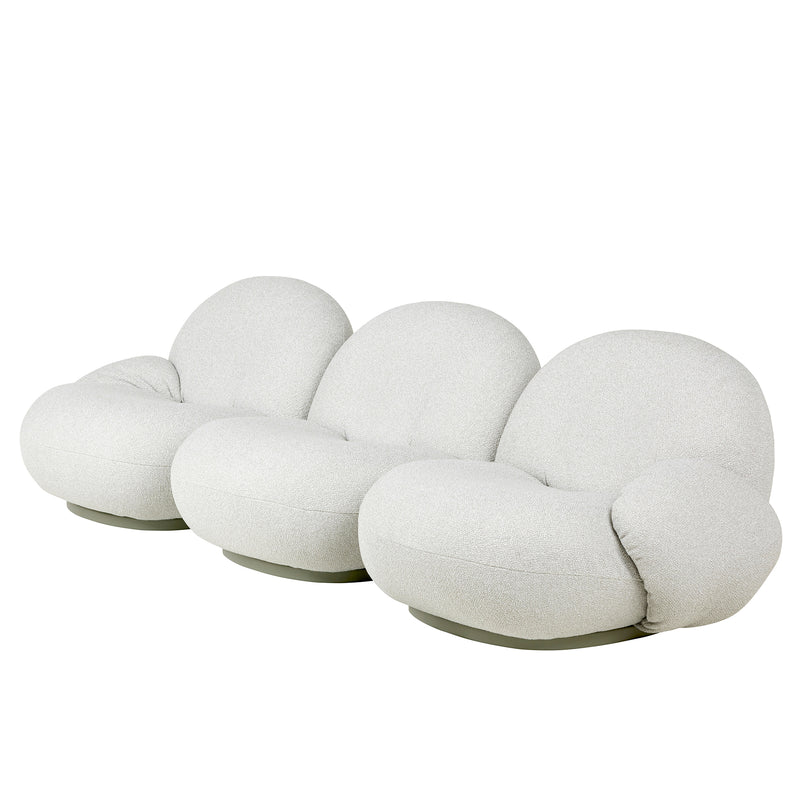 Gubi - Pacha Outdoor Sofa | Dedar Libera 003, standard / 3-Sitzer