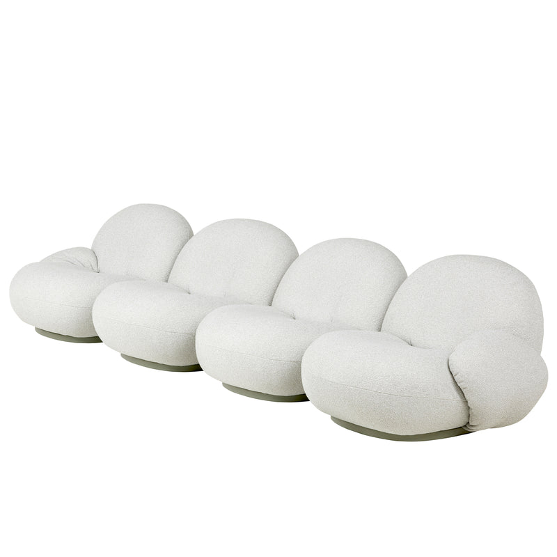 Gubi - Pacha Outdoor Sofa | Dedar Libera 003, standard / 4-Sitzer