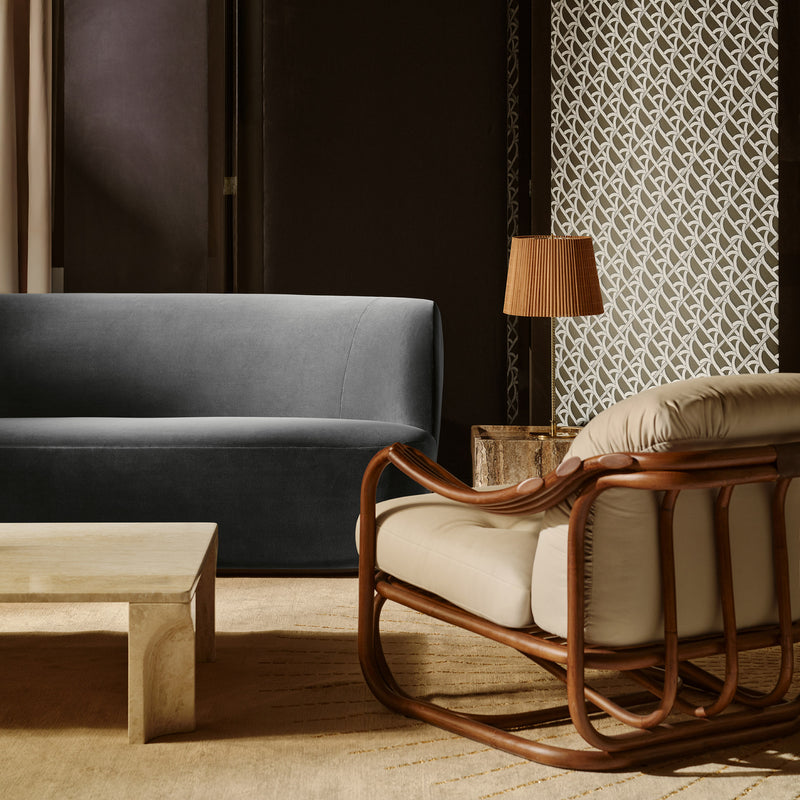 Gubi - Poltrona Tria Lounge Sessel | cream
