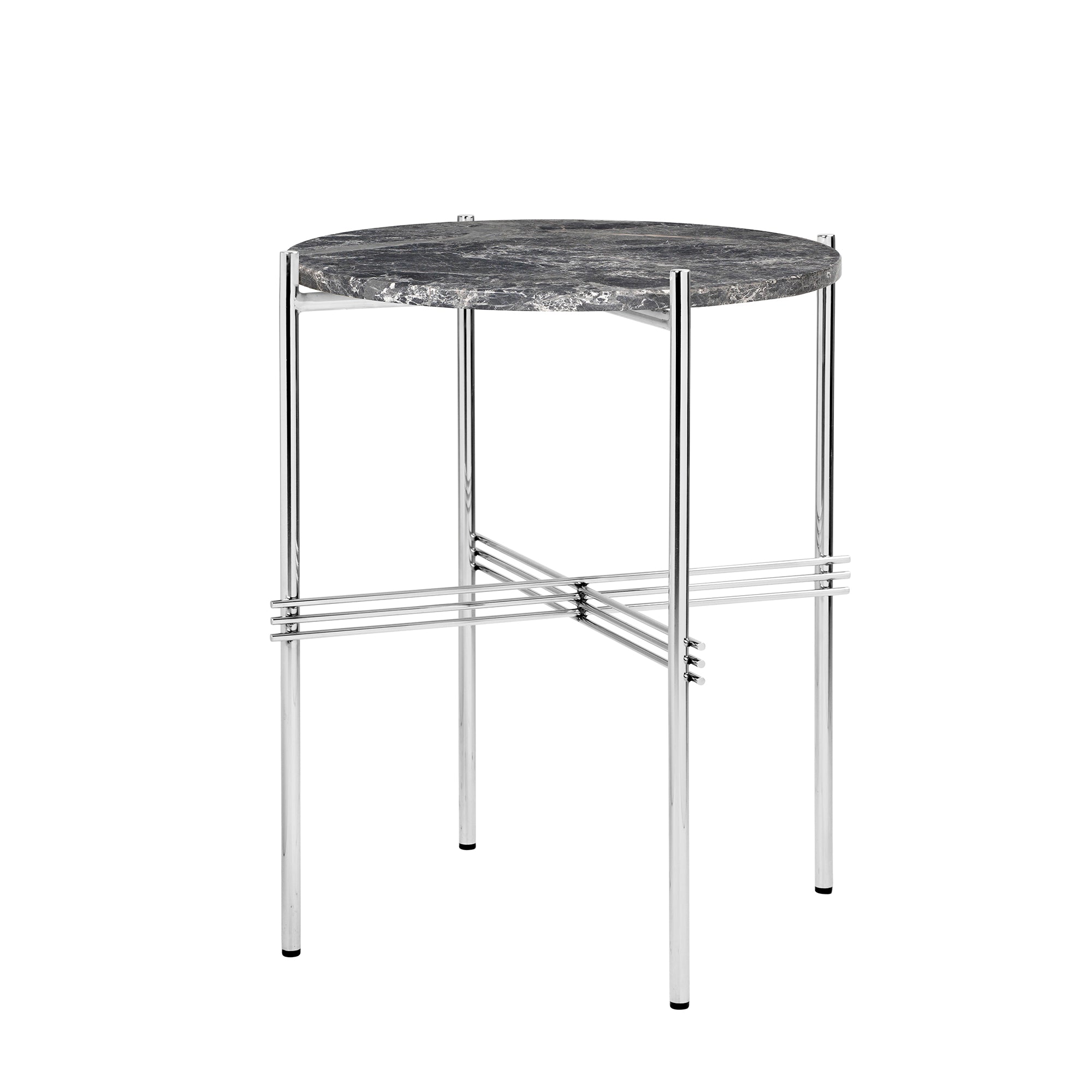 Gubi - TS Couchtisch Ø 40 cm | Marmor grau