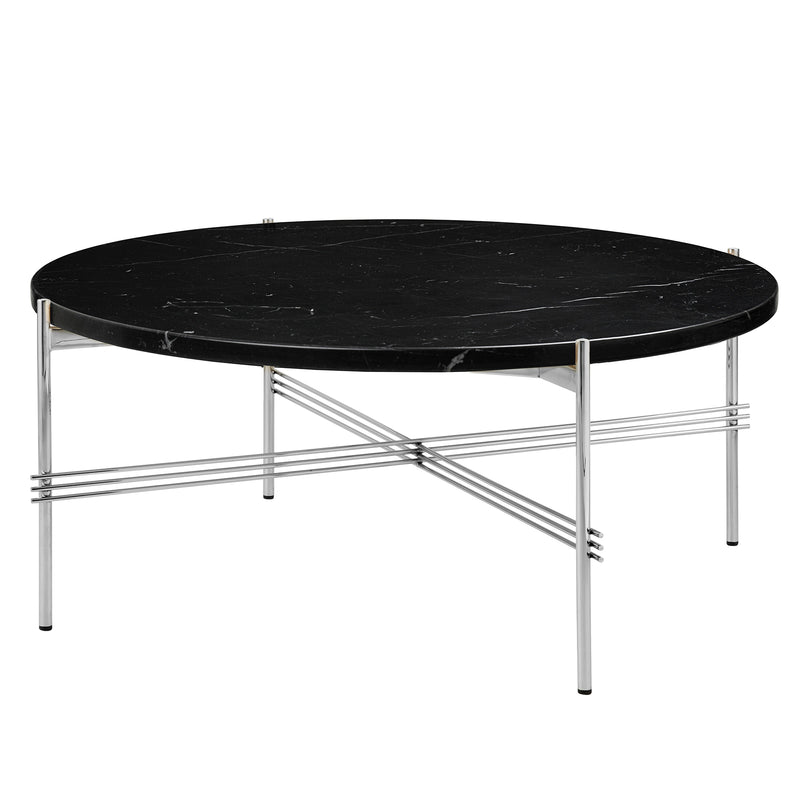 Gubi - TS Couchtisch | Ø 80 cm / Marmor schwarz / poliert