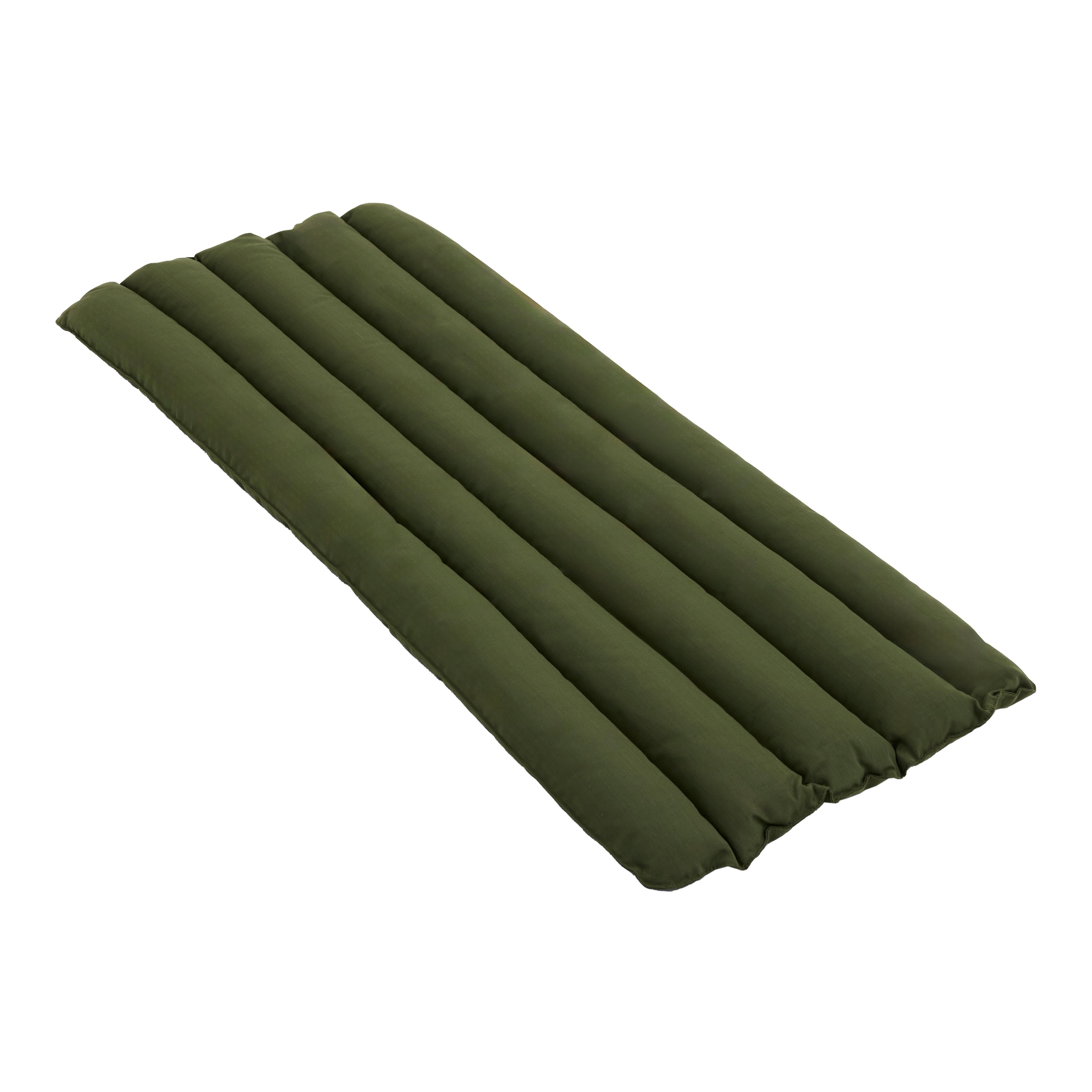 HAY - Palissade Soft Quilted Cushion für Lounge Chair | olive / Soft Quilted Cushion, für Lounge Chair High