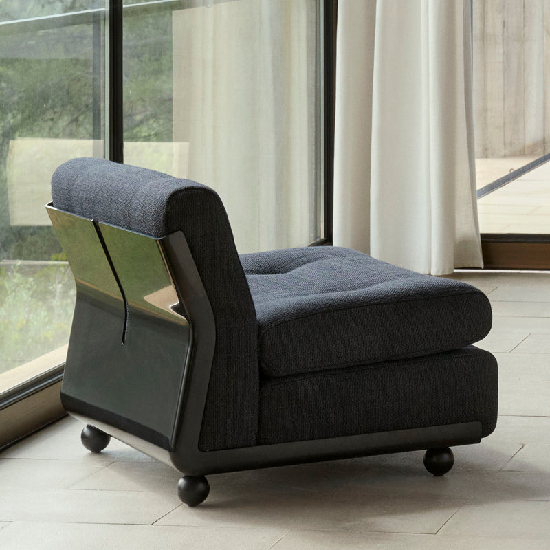 HAY - Amanta 1-Sitzer Sofa | HAY Maglia anthrazit/blauschwarz
