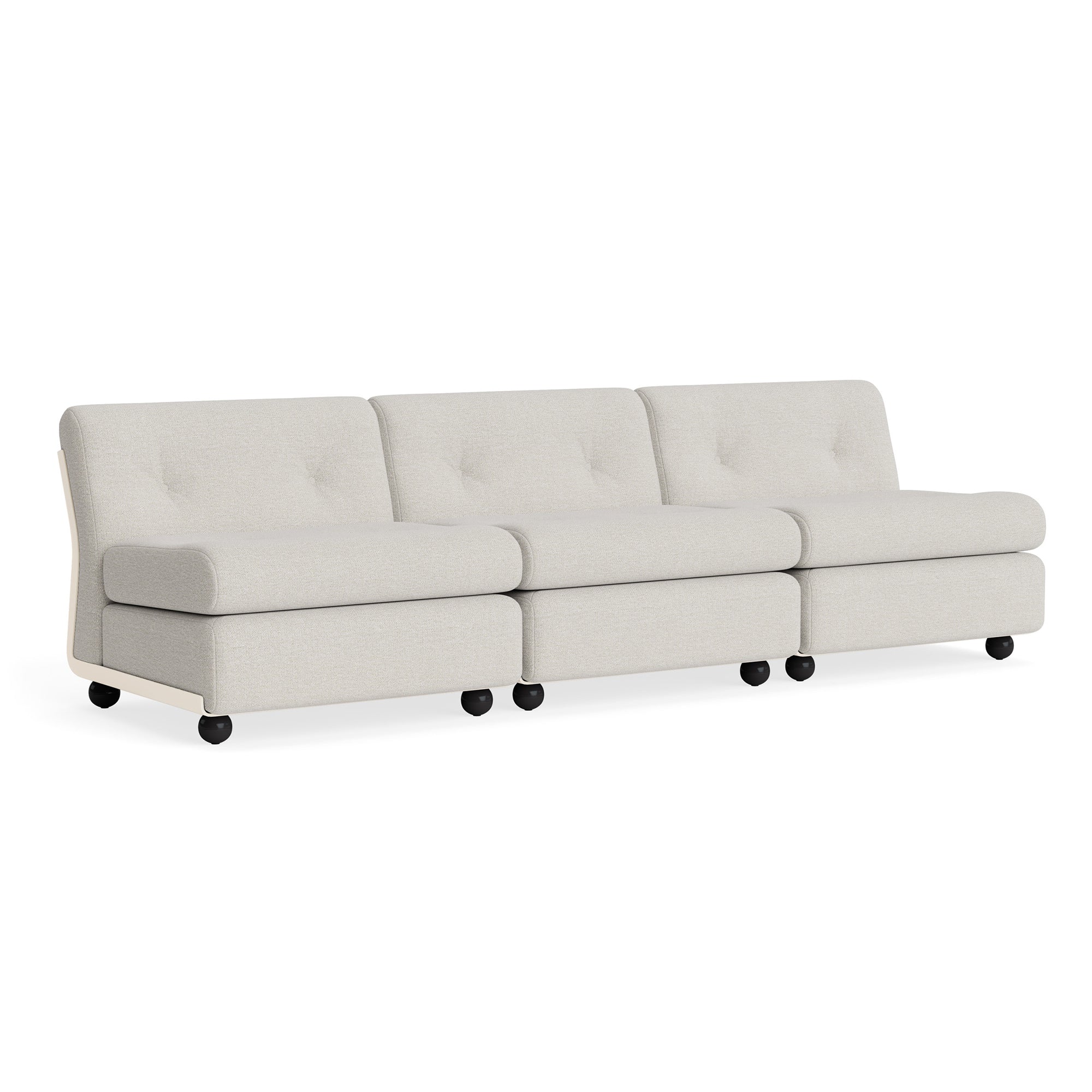 HAY - Amanta 3-Sitzer Sofa | HAY Story cream beige/hellgrau (102)