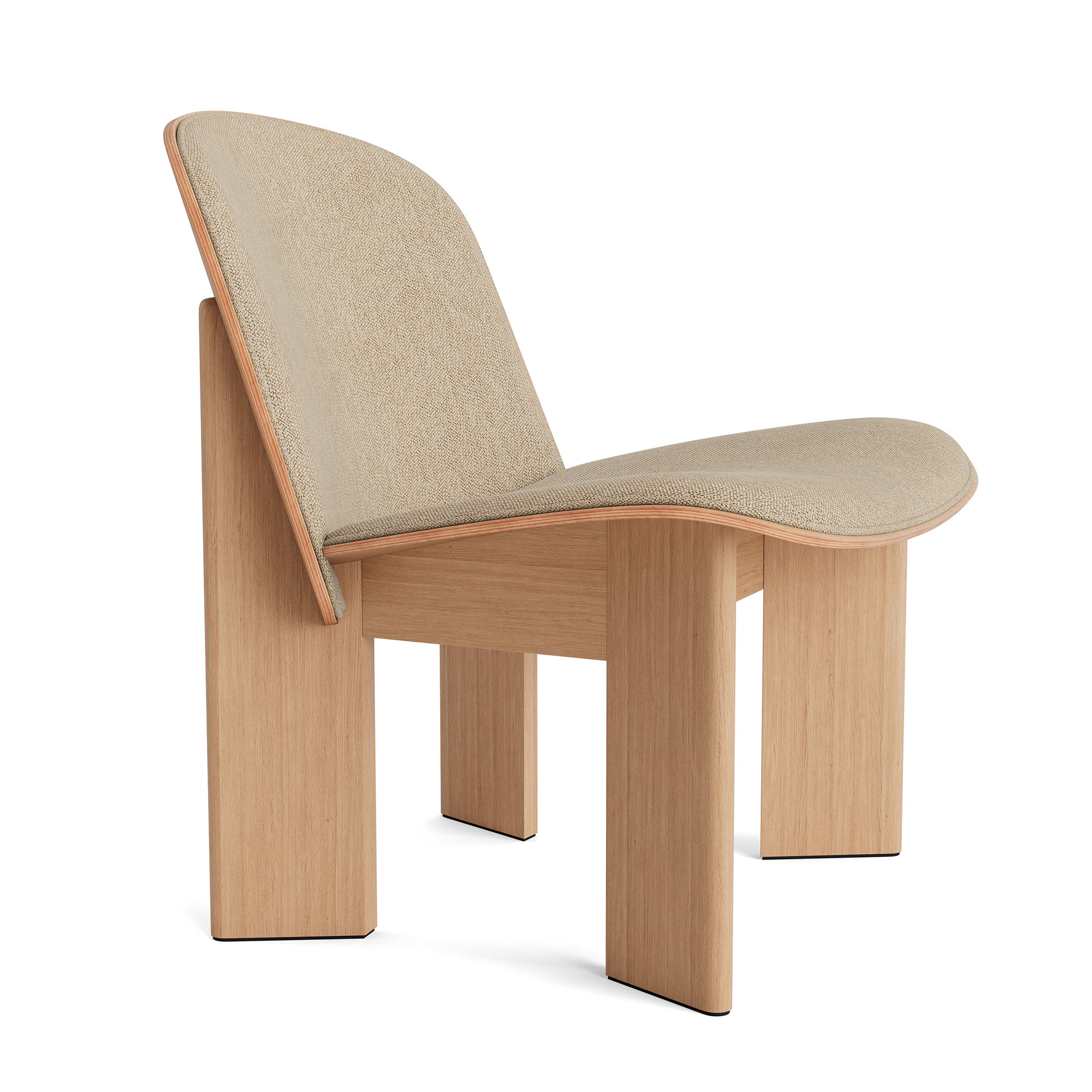 HAY - Chisel Lounge Chair | Turf sand / Eiche/sand