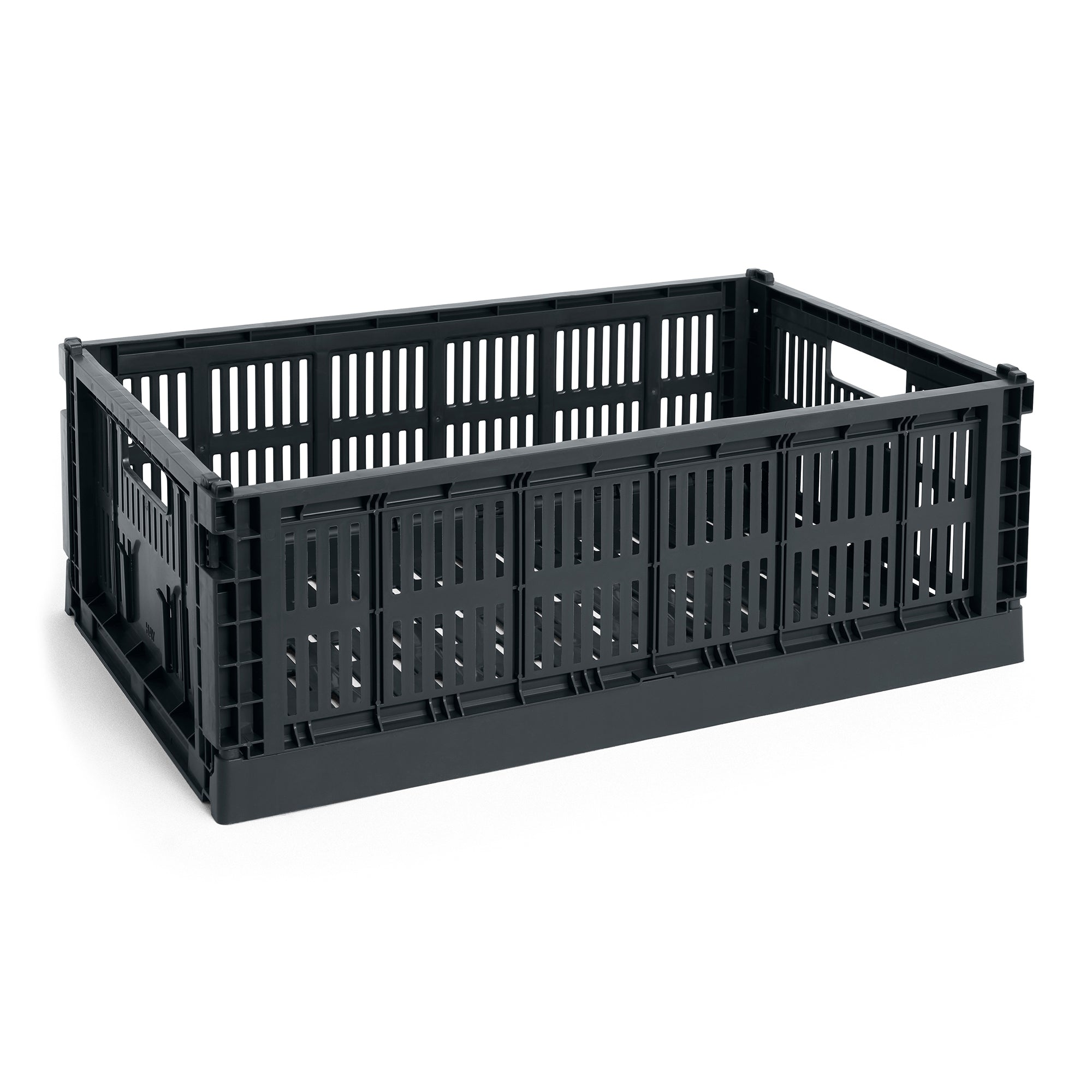 HAY - Colour Crate Korb L recycled | Single / L / charcoal