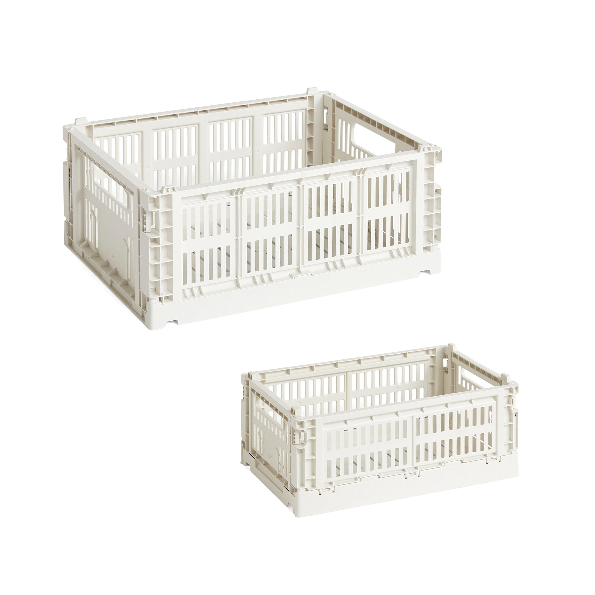 HAY - Colour Crate Korb M + S | off white