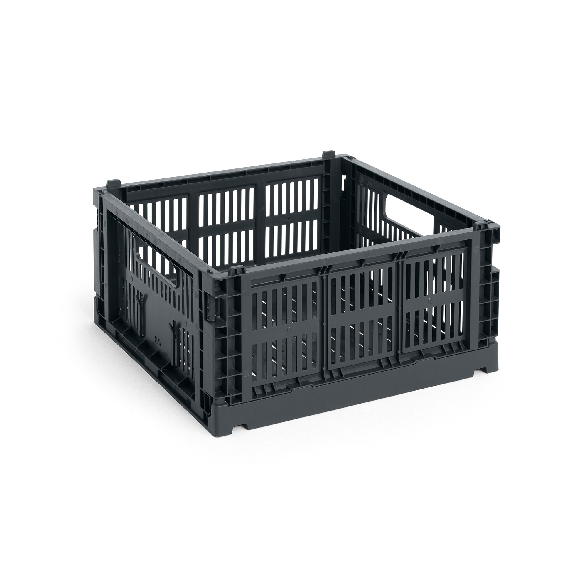 HAY - Colour Crate Korb Square | M / charcoal
