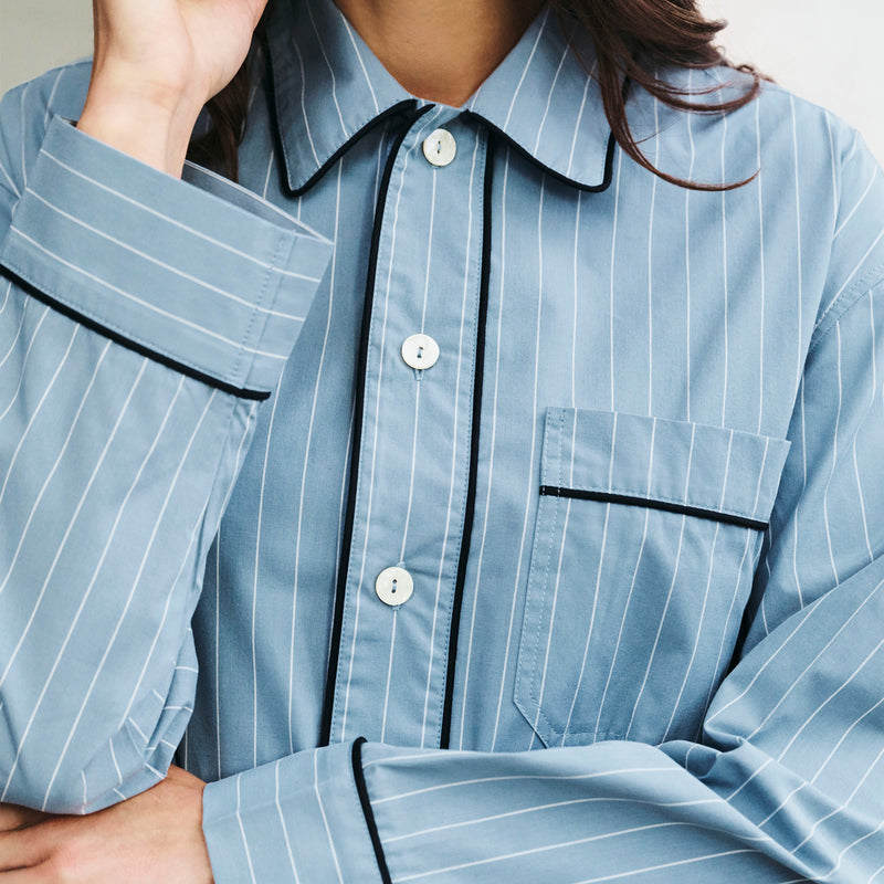 HAY - Fineline Nachthemd | S/M / blau, M/L / blau