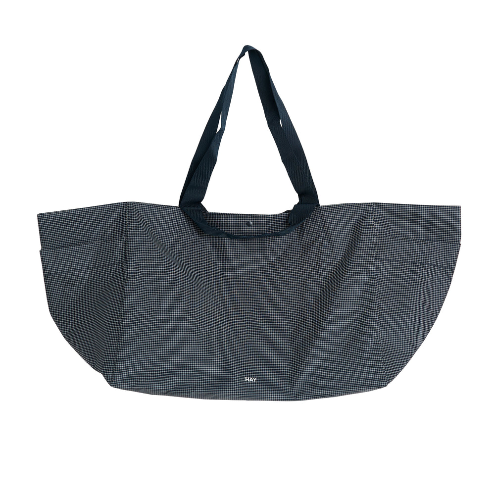 HAY - Grid Weekend Bag | dunkelblau