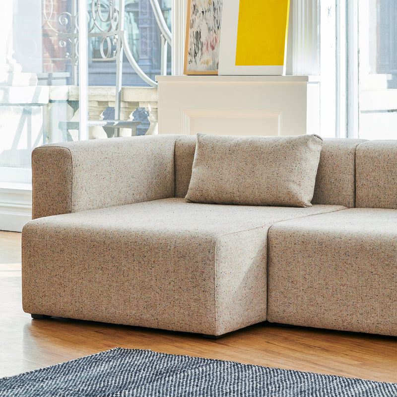 HAY - Mags Sofa 2,5-Sitzer | Bolgheri beige (LGG60) / Armlehne links / Kombination 3