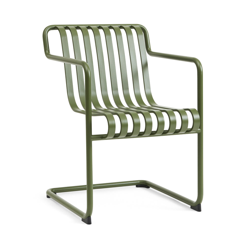 HAY - Palissade Cantilever Dining Armlehnenstuhl | olive