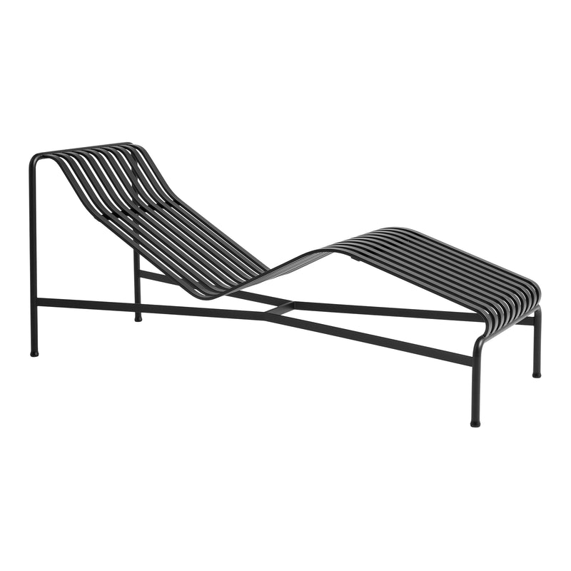 HAY - Palissade Chaise Longue Liegestuhl | anthrazit
