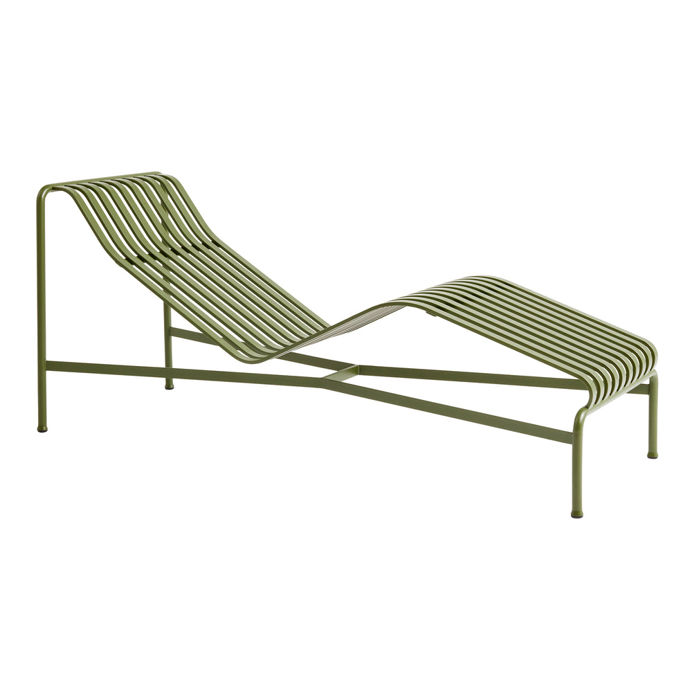 HAY - Palissade Chaise Longue Liegestuhl | olive