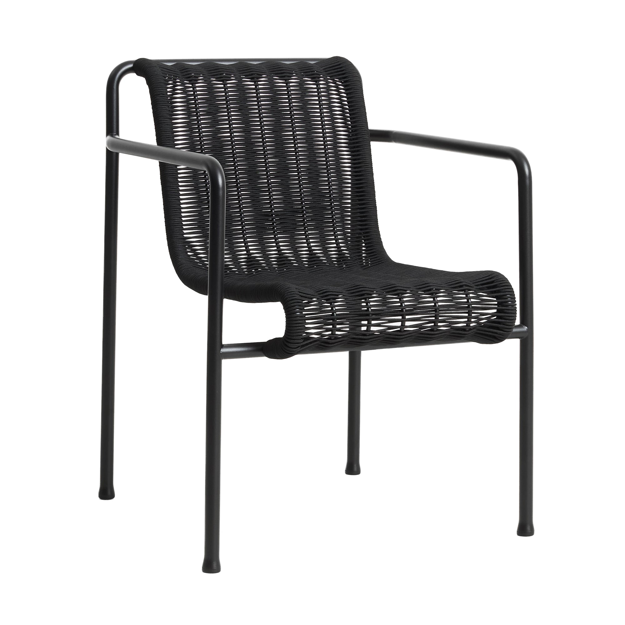 HAY - Palissade Cord Dining Armchair | anthrazit