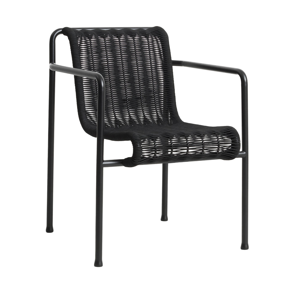 HAY - Palissade Cord Dining Armchair | anthrazit