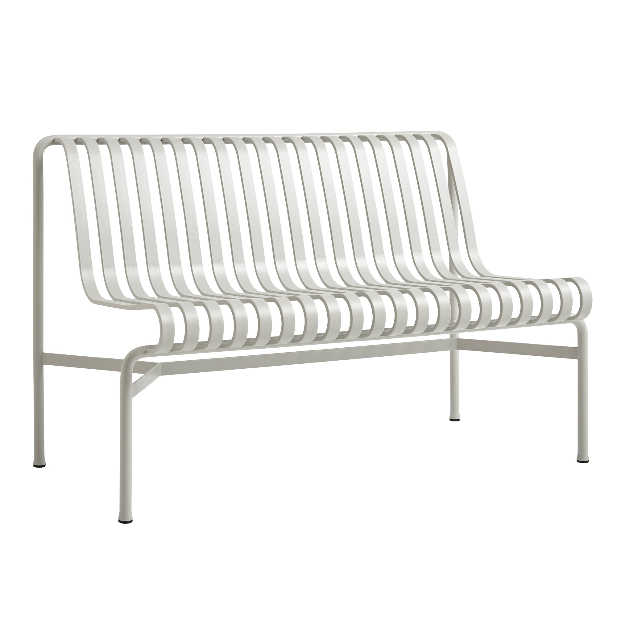 HAY - Palissade Dining Bench ohne Armlehnen | nebelgrau