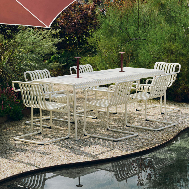 HAY - Palissade Tisch + 4x Dining Armchair