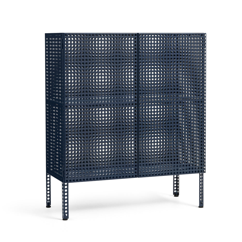 HAY - Perforated Cabinet | medium / steel blue