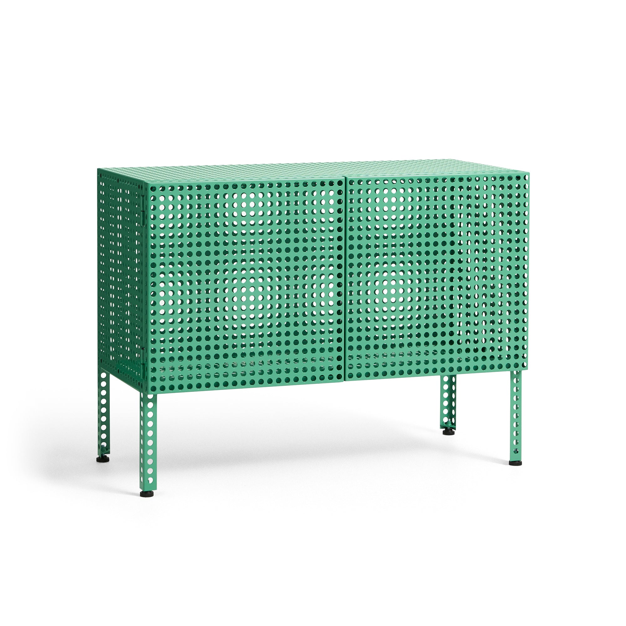 HAY - Perforated Cabinet | small / soft jade