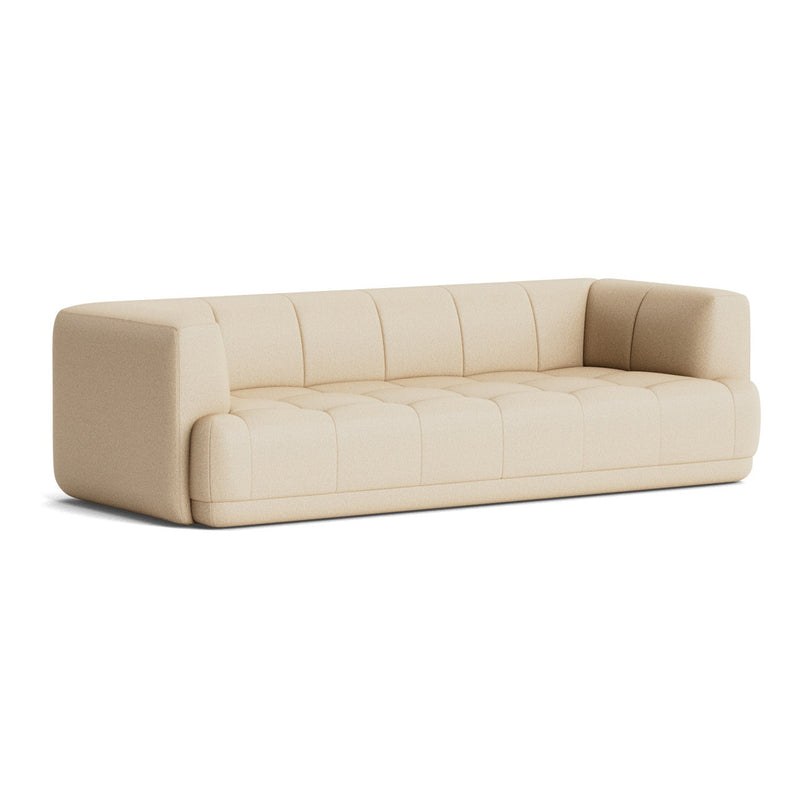 HAY - Quilton 3-Sitzer Sofa | Kvadrat Hallingdal 65 beige (220)