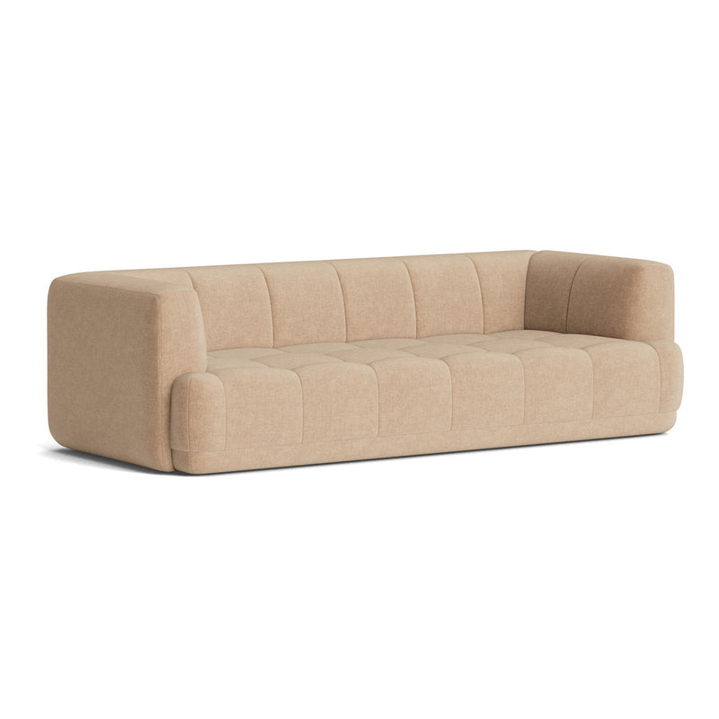 HAY - Quilton 3-Sitzer Sofa | Overlap beige (01)