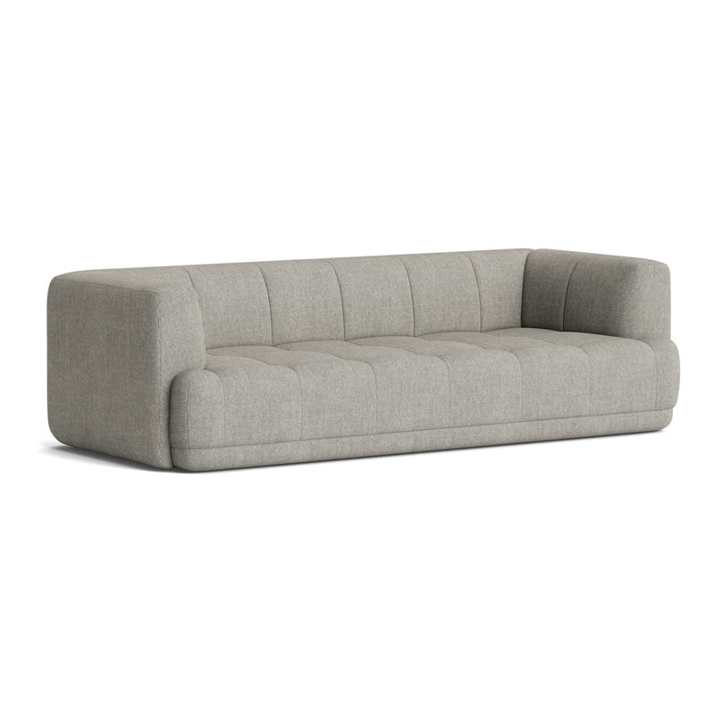HAY - Quilton 3-Sitzer Sofa | Yuma grau (1009)