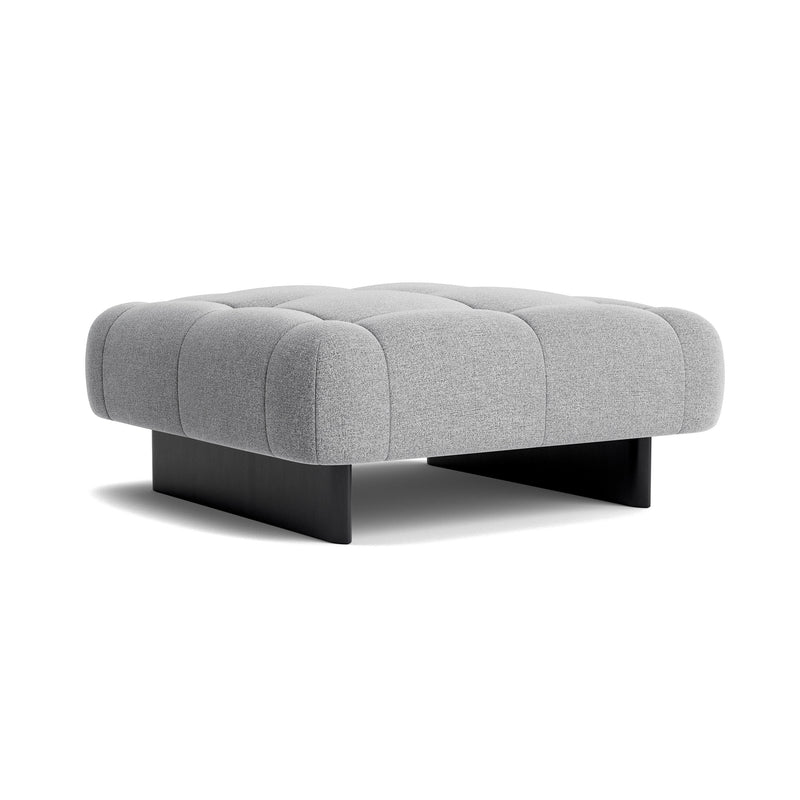 HAY - Quilton Lift Ottoman | Kvadrat Hallingdal 65 hellgrau (130)