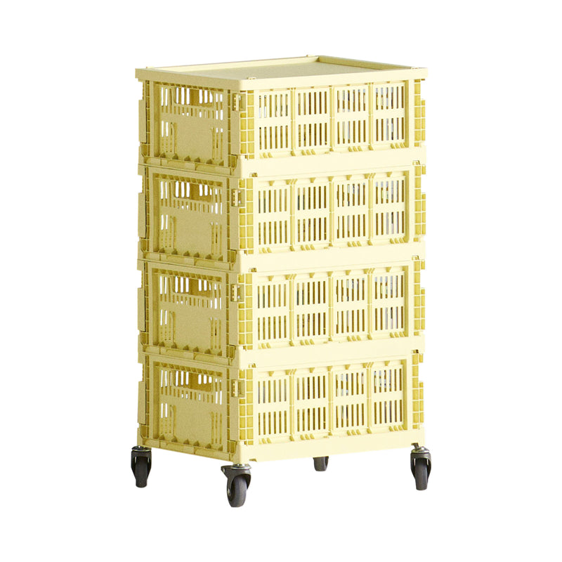 HAY- Colour Crate Rollcontainer | hellgelb