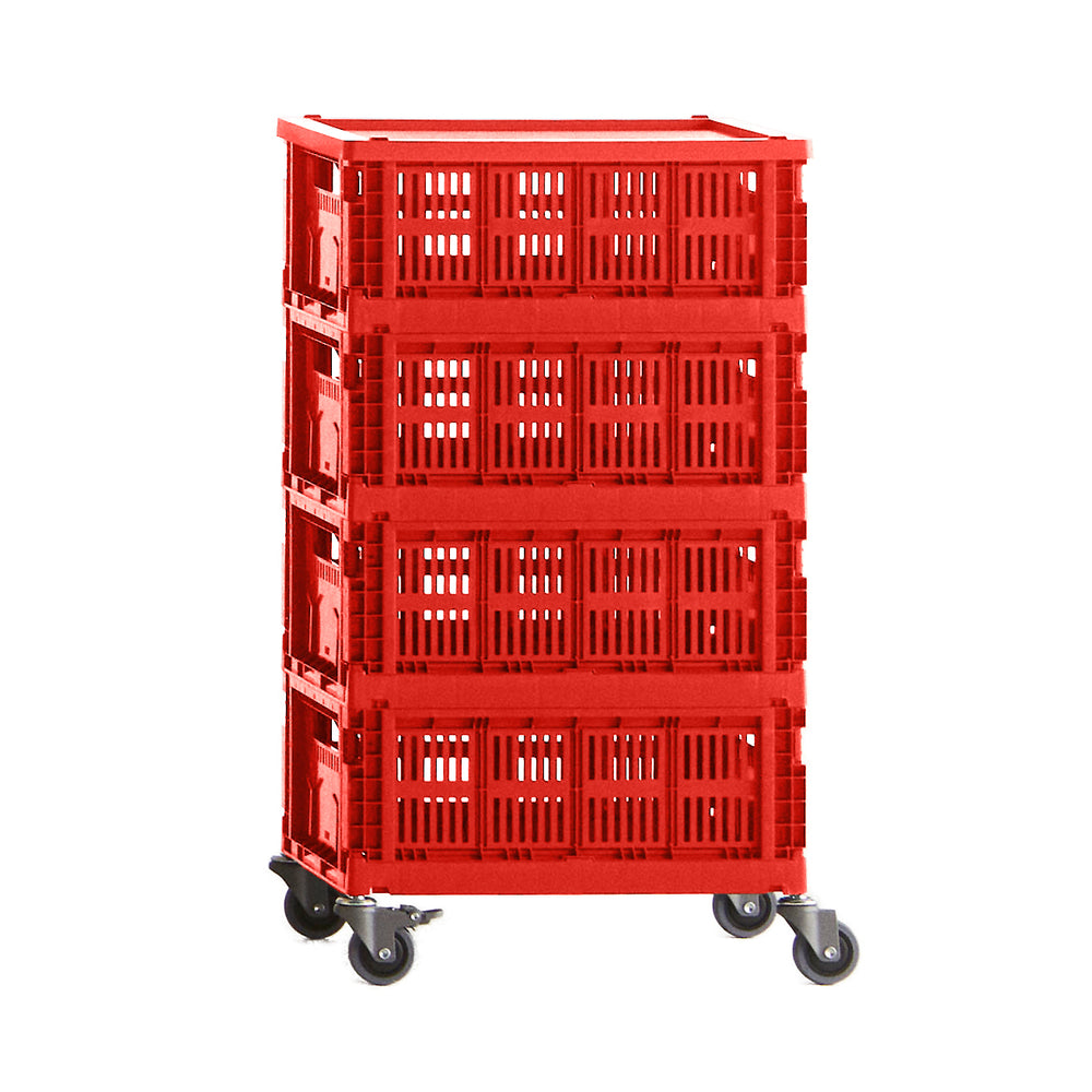 HAY- Colour Crate Rollcontainer | red