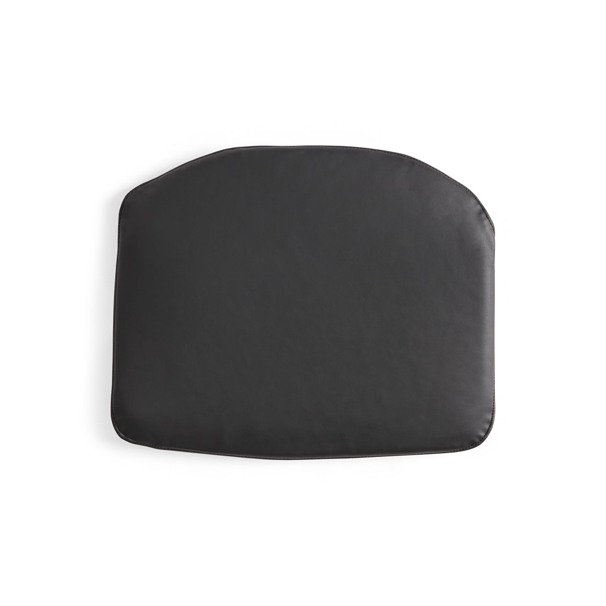 HAY - Sitzkissen für J77 Stuhl | Leder Sense black / schwarz