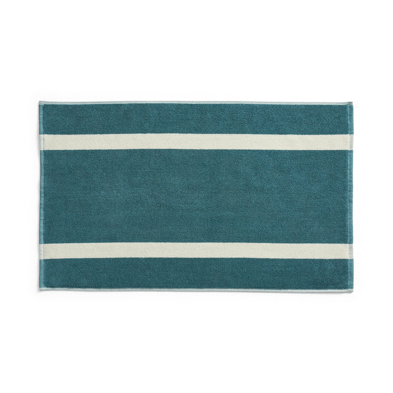 HAY - Stripe Badematte | petrol blue