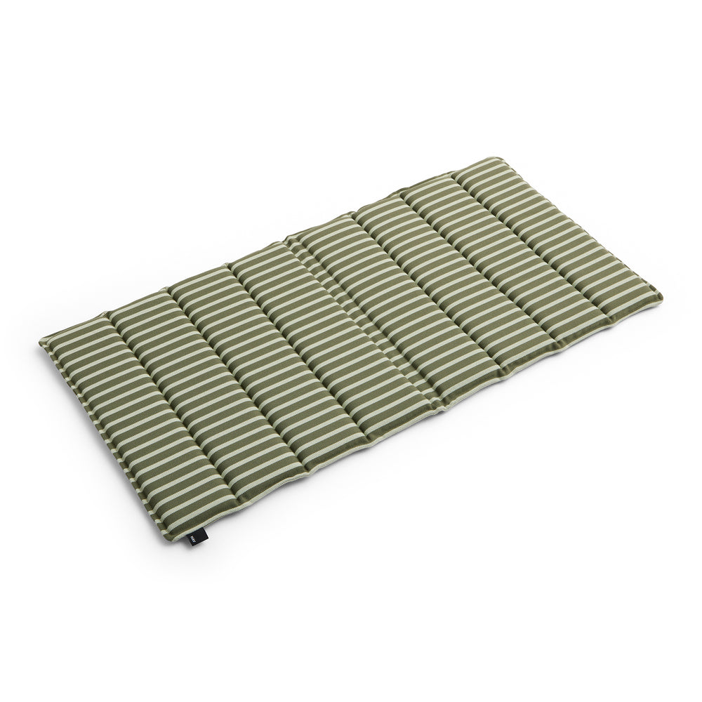 HAY - Terrazza Faltbares Sitzkissen | olive bold stripe