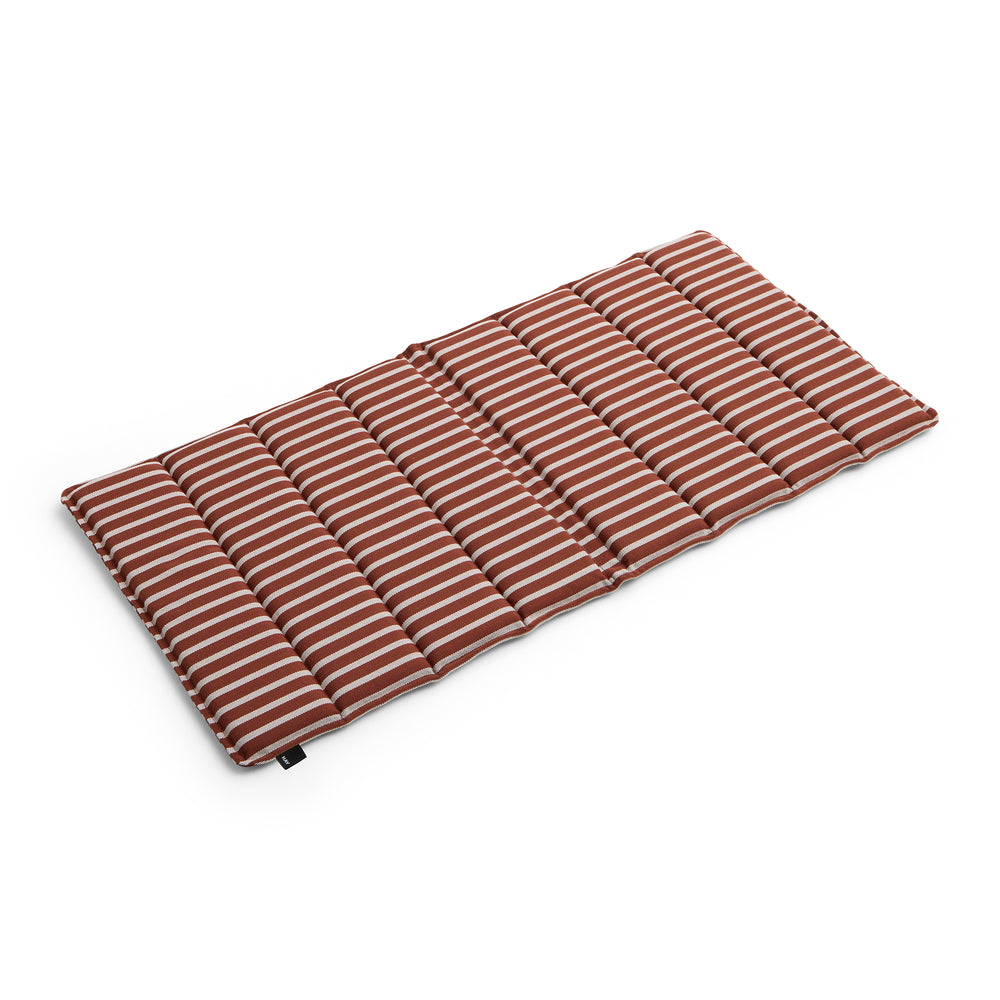 HAY - Terrazza Faltbares Sitzkissen | terracotta bold stripe